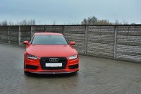 Maxton Design Front extension black gloss - Audi S7 / A7...