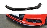 Maxton Design Front extension black gloss - Audi S7 / A7...