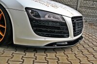 Maxton Design Front extension black gloss - Audi R8 MK1