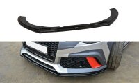 Maxton Design Front extension V.1 black gloss - Audi RS6...