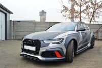 Maxton Design Front extension V.1 black gloss - Audi RS6 C7 / C7 FL