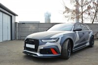 Maxton Design Front extension V.2 black gloss - Audi RS6 C7 / C7 FL