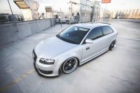 Maxton Design Front extension black gloss - Audi S3 8P