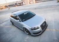 Maxton Design Front extension black gloss - Audi S3 8P