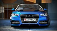 Maxton Design Front diffuser V.1 black gloss - Audi S3 / A3 S-Line 8V Limosine / Cabrio