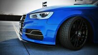 Maxton Design Front diffuser V.1 black gloss - Audi S3 / A3 S-Line 8V Limosine / Cabrio