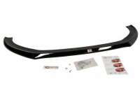 Maxton Design Front extension black gloss - Audi S3 / A3 S-Line 8v Hatchback / Sportback