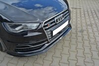 Maxton Design Frontansatz schwarz Hochglanz - Audi S3 / A3 S-Line 8v Hatchback / Sportback