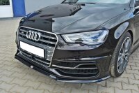 Maxton Design Frontansatz schwarz Hochglanz - Audi S3 / A3 S-Line 8v Hatchback / Sportback