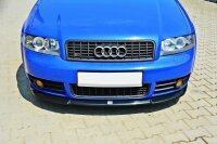 Maxton Design Front extension black gloss - Audi S4 B6