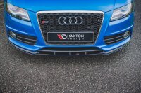 Maxton Design Front extension black gloss - Audi S4 / A4...