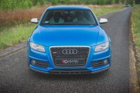 Maxton Design Front extension black gloss - Audi S4 / A4...