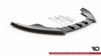 Maxton Design Front extension black gloss - Audi S4 / A4 S-Line B8