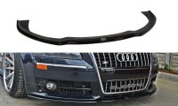 Maxton Design Front extension black gloss - VW Audi S8 D3