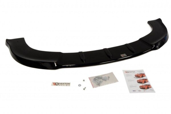 Maxton Design Front extension black gloss - Audi TT 8N