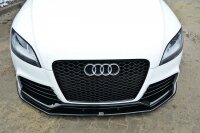 Maxton Design Front extension V.1 black gloss - Audi TT...