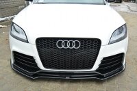 Maxton Design Front extension V.2 black gloss - Audi TT...