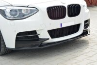 Maxton Design Front extension black gloss - BMW 1 Series...