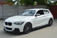 Maxton Design Frontansatz schwarz Hochglanz - BMW 1er F20/F21 M-Power (Pre-Facelift)