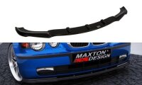 Maxton Design Front extension black gloss - BMW 3 Series...