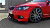 Maxton Design Front extension black gloss - BMW 3 Series E92 M Package Pre-Facelift