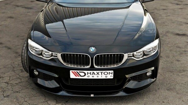 Maxton Design Frontansatz V.2 schwarz Hochglanz - BMW 4er F32 M Paket (GTS-Look)