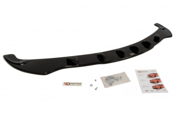 Maxton Design Front extension black gloss - BMW 5 Series E60 / E61 (Pre-Facelift)