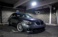 Maxton Design Frontansatz schwarz Hochglanz - BMW 5er E60...