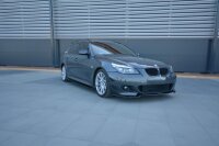 Maxton Design Front extension black gloss - BMW 5 Series E60/61 M Package