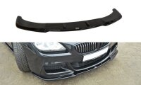 Maxton Design Front extension black gloss - BMW 6 Series...