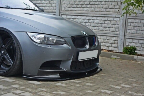 Maxton Design Front extension black gloss - BMW M3 E92 / E93 Pre-Facelift