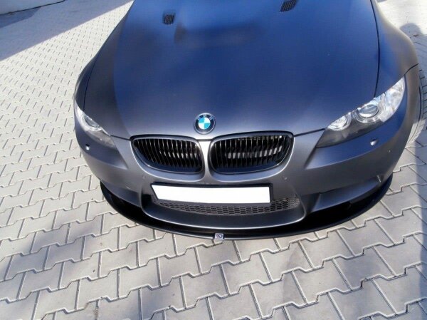 Maxton Design Front extension black gloss - BMW M3 E92 / E93 (Pre-Facelift)