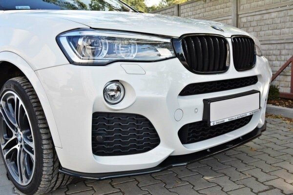 Maxton Design Front extension black gloss - BMW X4 M Package