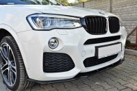 Maxton Design Front extension black gloss - BMW X4 M Package