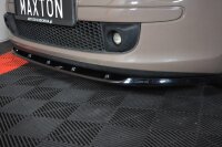 Maxton Design Front extension V.1 black gloss - Fiat 500 Hatchback Pre-Facelift