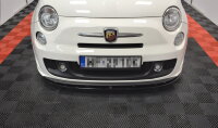 Maxton Design Front extension black gloss - Fiat 500 ABARTH MK1