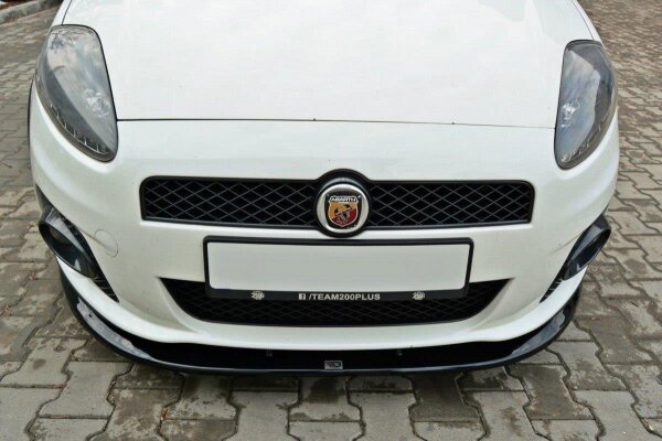 Maxton Design Front extension V.2 black gloss - Fiat Grande Punto ABARTH