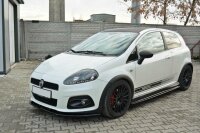 Maxton Design Front extension V.2 black gloss - Fiat Grande Punto ABARTH