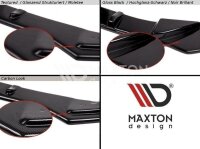 Maxton Design Front extension V.2 black gloss - Ford Fiesta ST MK7 FL