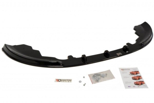 Maxton Design Front extension black gloss - Ford Fiesta MK7