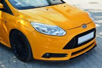 Maxton Design Front extension black gloss - Ford Focus ST MK3 (Cupra )