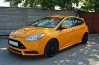 Maxton Design Front extension black gloss - Ford Focus ST MK3 (Cupra )