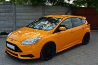 Maxton Design Front extension V.2 black gloss - Ford Focus ST MK3