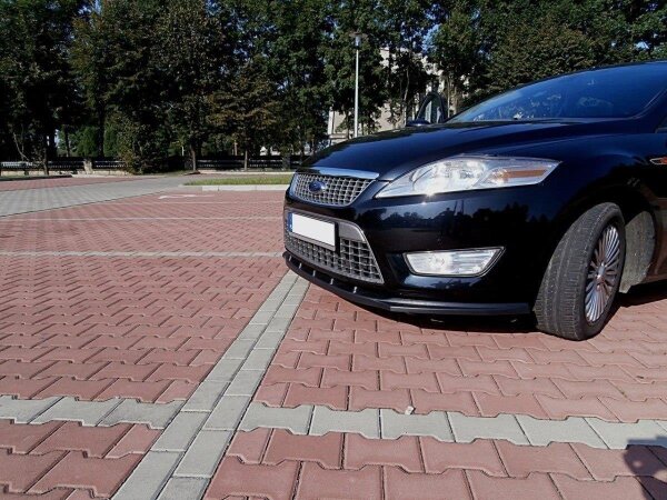 Maxton Design Front extension black gloss - Ford Mondeo MK4 Pre-Facelift