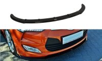 Maxton Design Front extension black gloss - Hyundai Veloster