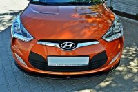 Maxton Design Front extension black gloss - Hyundai Veloster