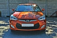 Maxton Design Front extension black gloss - Hyundai Veloster