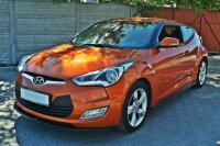 Maxton Design Front extension black gloss - Hyundai Veloster