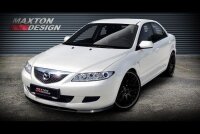 Maxton Design Front extension black gloss - Mazda 6 MK1...