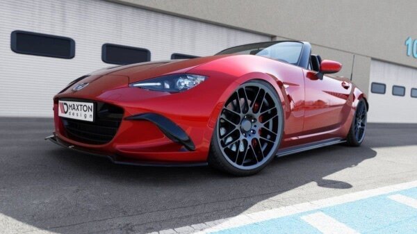 Maxton Design Front extension V.2 black gloss - Mazda MX-5 IV